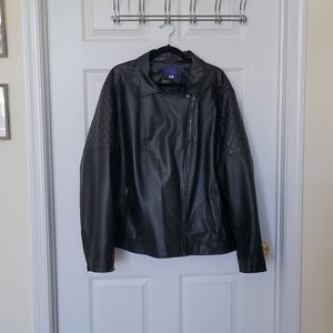 Faux leather jacket